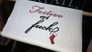 Festive Christmas cross stitch pattern Festive Christmas cross stitch pattern