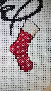 Festive Christmas cross stitch pattern Festive Christmas cross stitch pattern